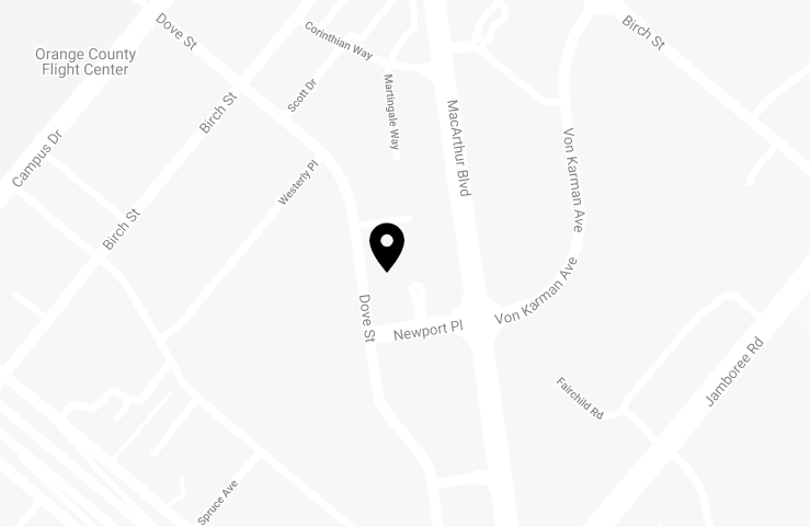 map of Newport beach office location
